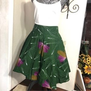 Urban Zulu wax‎ print mini circle skirt